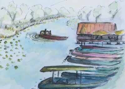 Monténégro - Illustration aquarelle, Nicolas Lambert, Nak Illustrations