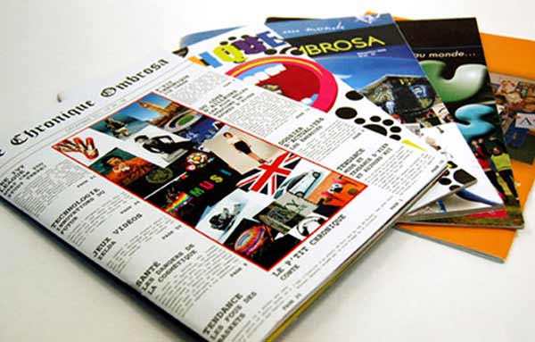 Ecole ombrosa, création magazine, création print, Création graphique Lyon